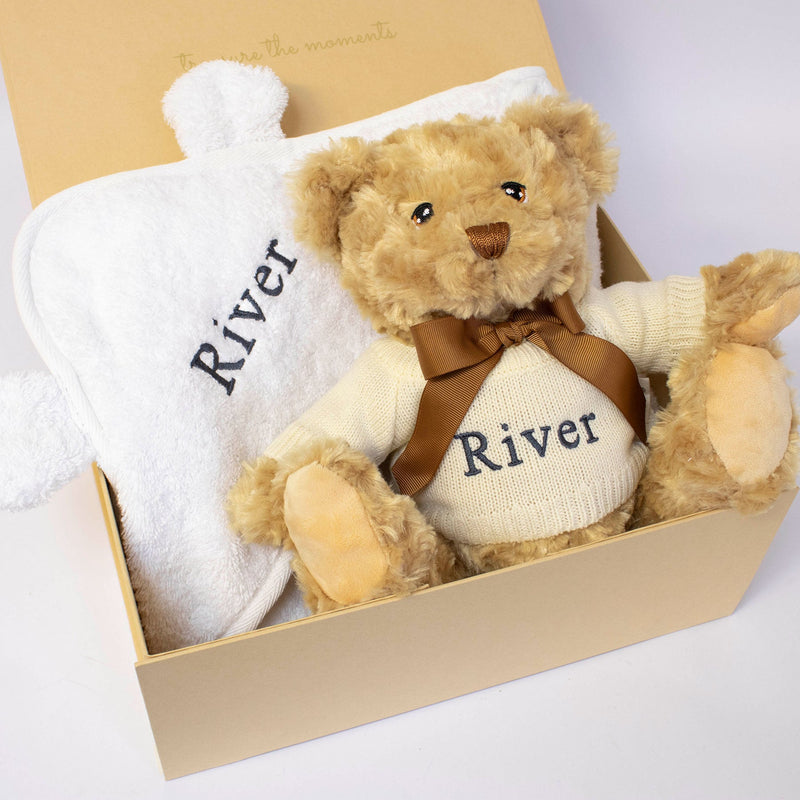 TEDDY AND TOWEL GIFT SET, side angle