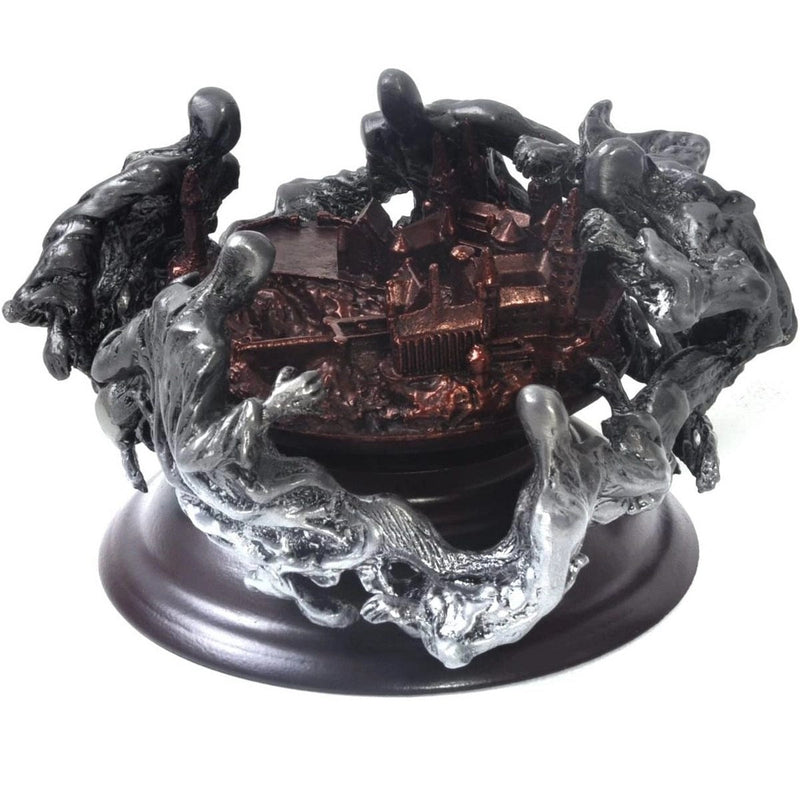 The Noble Collection Harry Potter Dementors Crystal Ball, side angle