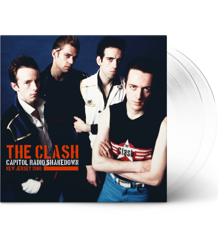 The Clash – Capitol Radio Shakedown: New Jersey, 1980 (Limited Edition Double-LP on Clear Vinyl) collectible from Coda Rec...