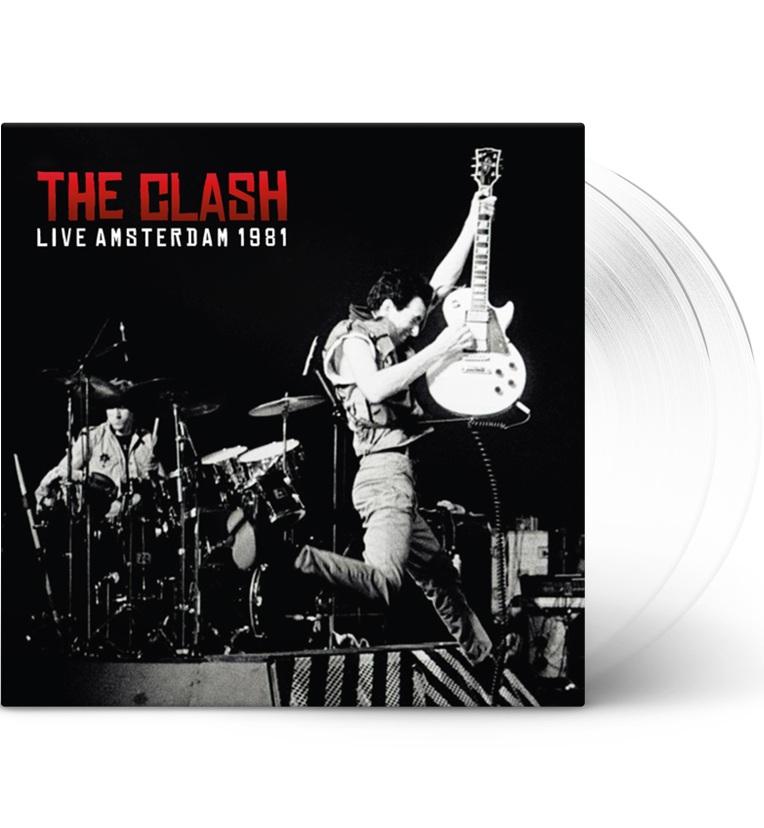 The Clash – Live Amsterdam 1981 (Limited Edition Double-LP on Clear Vinyl) collectible from Coda Records