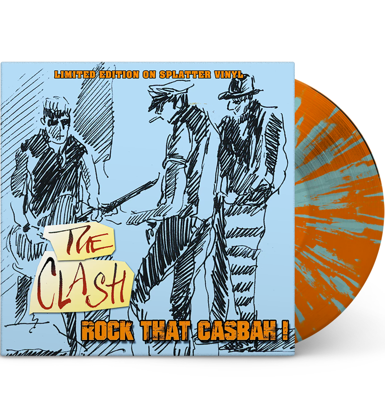 The Clash – Rock That Casbah! (Limited Edition 12-Inch Album on Splatter Vinyl) collectible from Coda Records