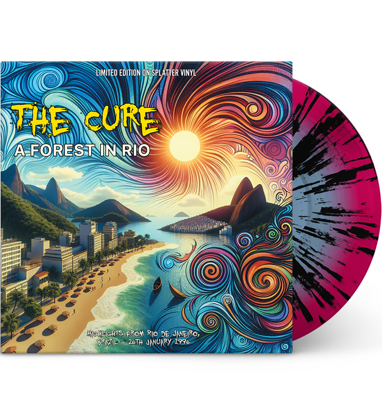 The Cure – A Forest in Rio: Live at the Hollywood Rock Festival, 1996 (Limited Edition 12-Inch Album on Splatter Vinyl) co...