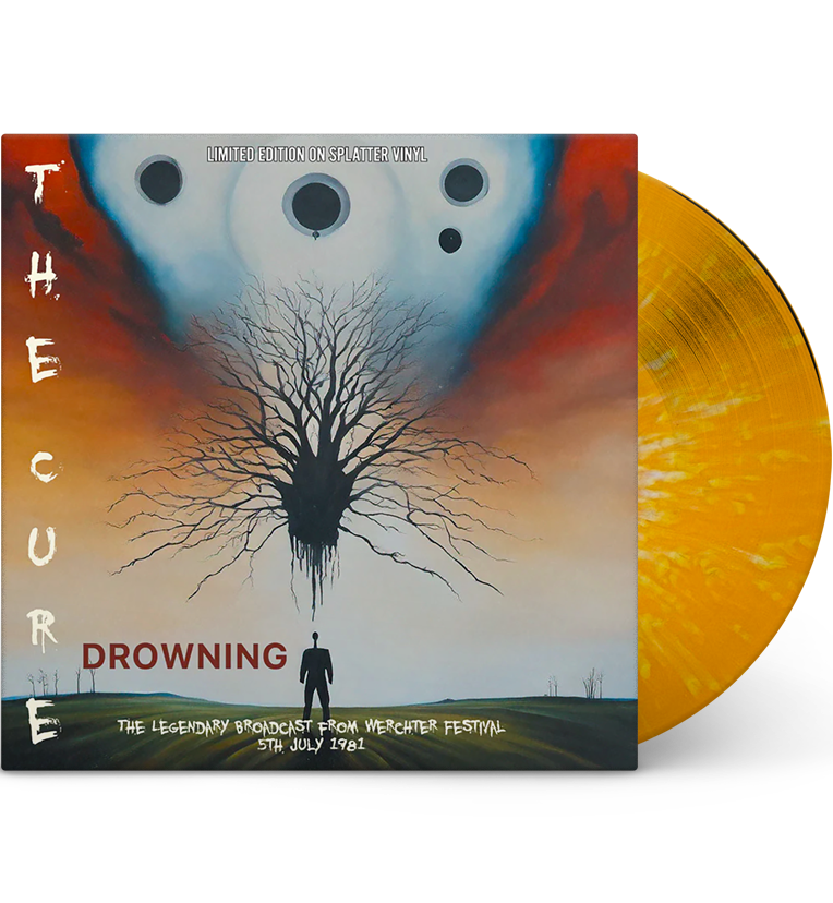 The Cure – Drowning: Live at the Rock Werchter Festival, Belgium, 1981 (Limited Edition 12-Inch Album on Splatter Vinyl) c...