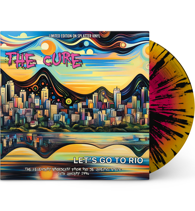 The Cure – Let’s Go to Rio: Live at the Hollywood Rock Festival, 1996 (12-Inch Album on Splatter Vinyl) collectible from C...