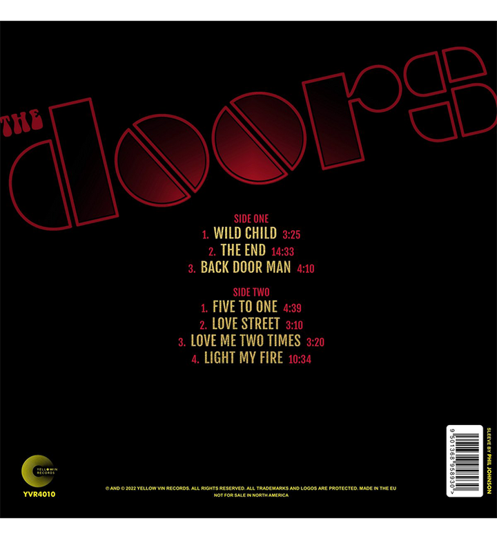 The Doors – Live On Love Street: Stockholm, 1968 (Special Edition 12-Inch Album on Yellow Vinyl)