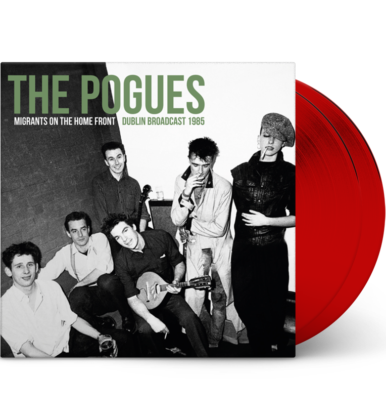 The Pogues – Migrants on the Home Front: Live in Dublin, 1985 (12-Inch Double-LP on Red Vinyl) collectible from Coda Records