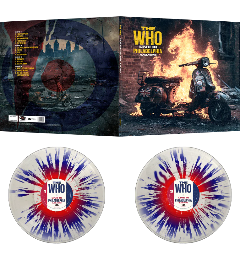 The Who – Live in Philadelphia, 4 December 1973 (Limited Edition Double-LP on Splatter Vinyl), alternate view