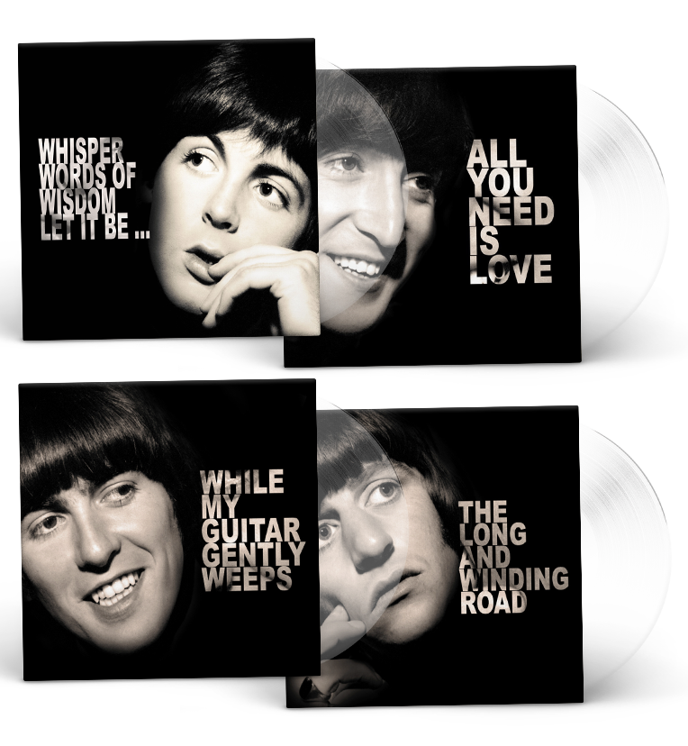 The Beatles – The Best Of Live (Limited Edition 4-LP Clear Vinyl Bundle) collectible from Coda Records
