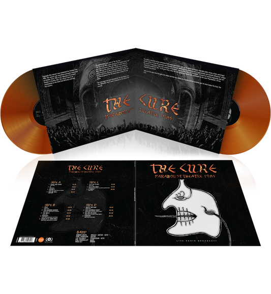 The Cure – Paramount Theatre 1984 (Limited Edition Double-LP on 180g Transparent Orange Vinyl) collectible from Coda Records