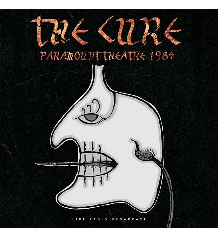 The Cure – Paramount Theatre 1984 (Limited Edition Double-LP on 180g Transparent Orange Vinyl), close-up detail