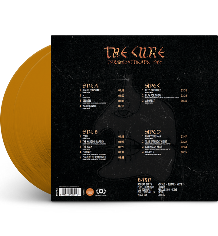 The Cure – Paramount Theatre 1984 (Limited Edition Double-LP on 180g Transparent Orange Vinyl)