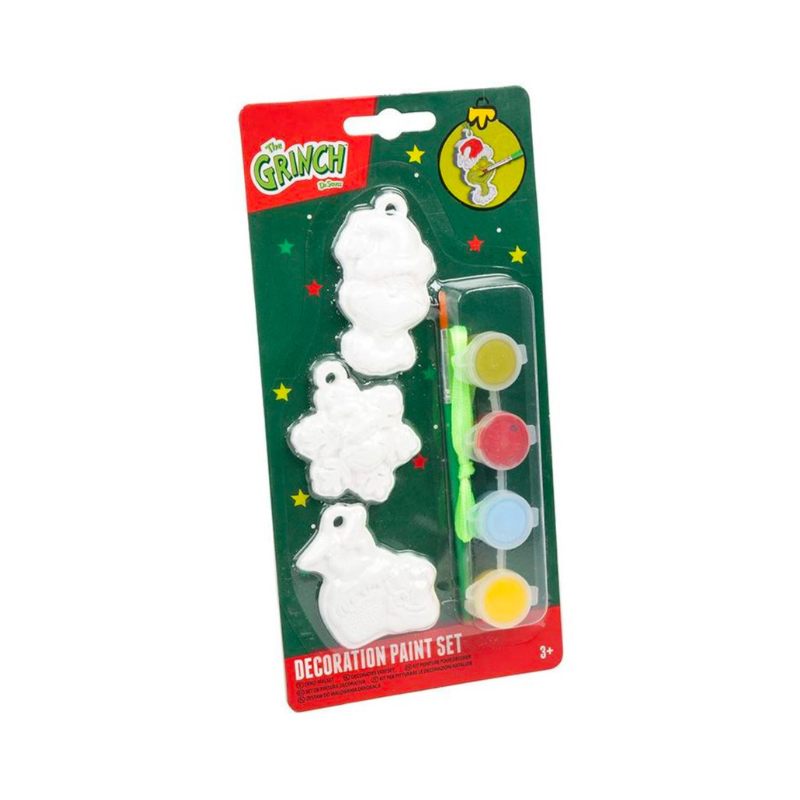 The Grinch Decorations Paint Set collectible from PoundFun