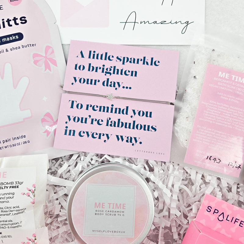 THE PINK EDIT | LUXURY SELF-CARE GIFT BOX, side angle