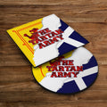 The Tartan Army Rip - Drinks Coaster - Square Or Circle, alternate view