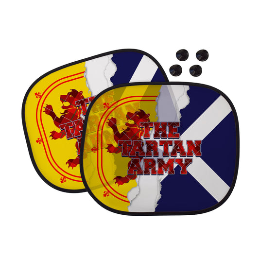 The Tartan Army Rip - Car Sun Shade - Set of 2 collectible from https://britishmade.gifts/