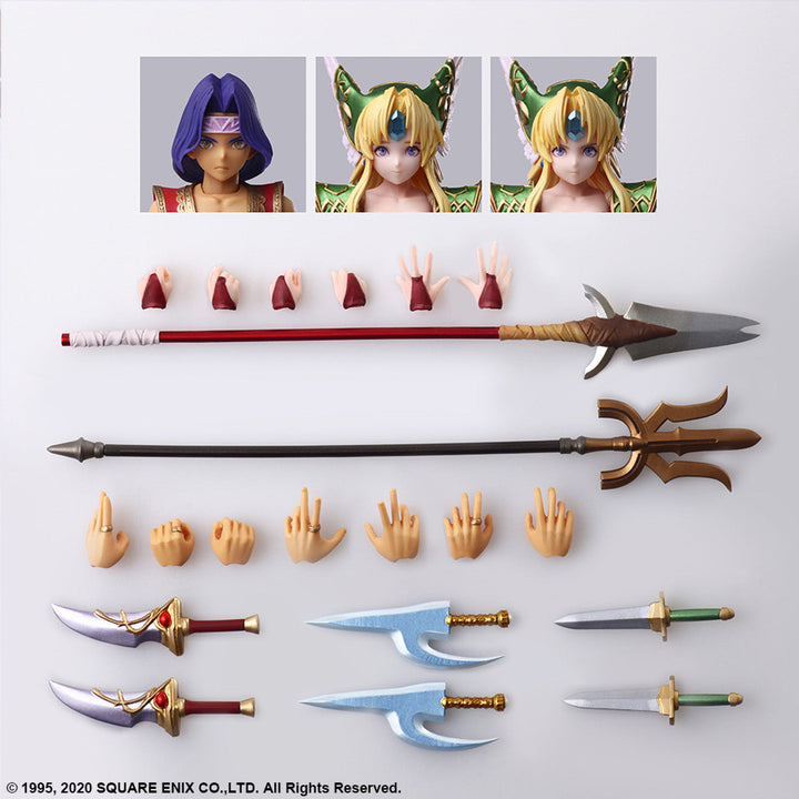 Square Enix Trials of Mana Hawkeye and Riesz Bring Arts Action Figure Set