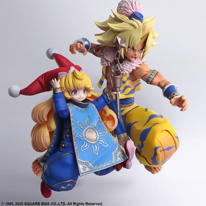 Square Enix Trials of Mana Kevin and Charlotte Bring Arts Action Figure Set