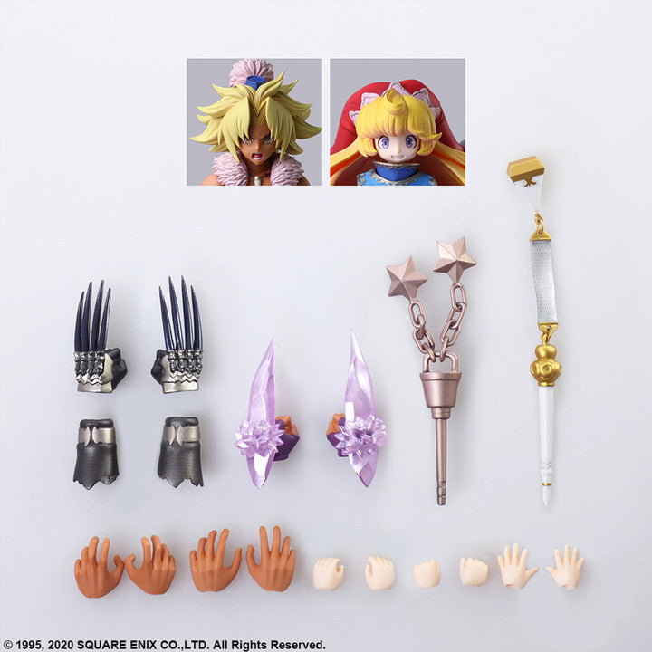 Square Enix Trials of Mana Kevin and Charlotte Bring Arts Action Figure Set