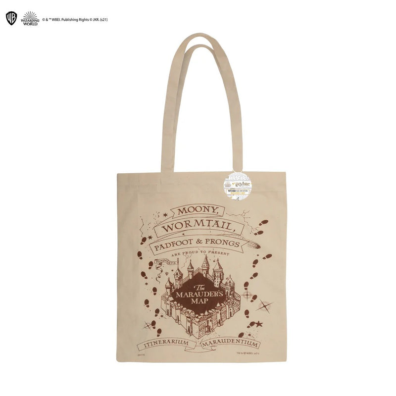 Harry Potter Marauder's Map Tote Bag, side angle