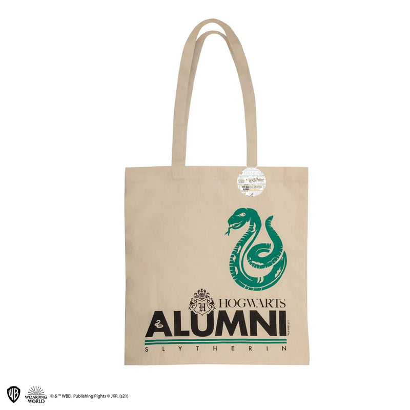 Harry Potter Slytherin Alumni Tote Bag, side angle