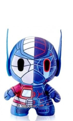 Transformers DZNR Plush In Collector Box, close-up detail
