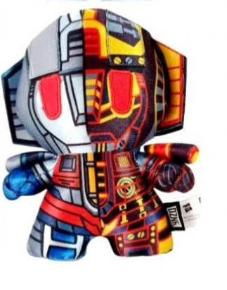 Transformers DZNR Plush In Collector Box, in display