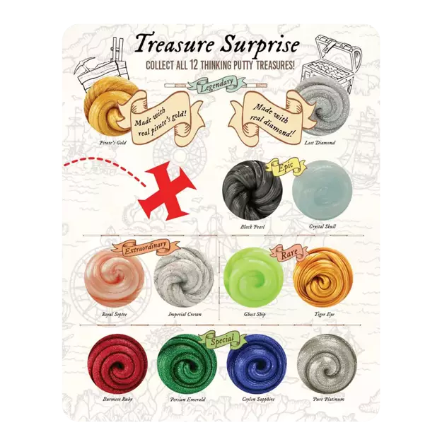 Treasure Surprise - Mini Tins, close-up detail