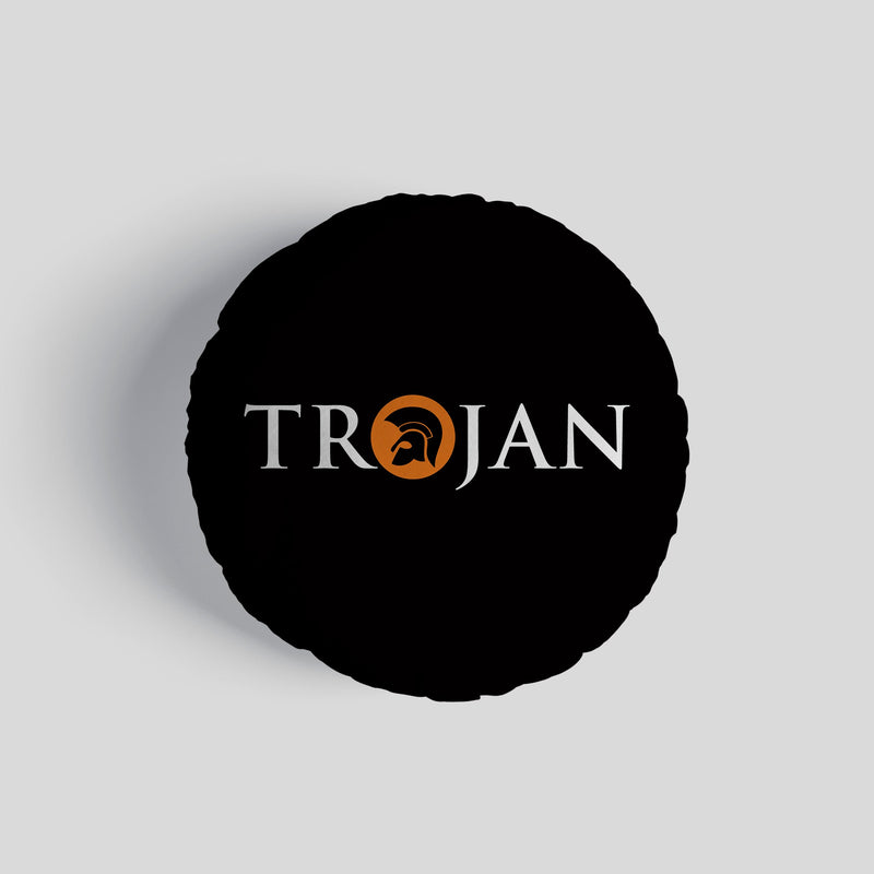Trojan 14 Round Throw Cushion collectible from https://britishmade.gifts/