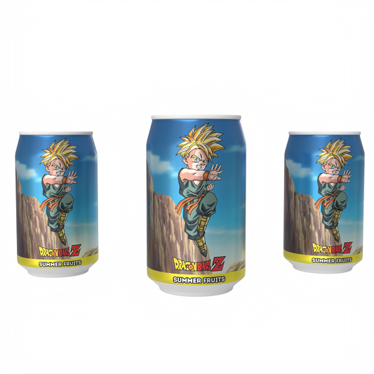 Dragon Ball Z Trunks' Time Portal Punch - Summer Fruits Flavour Soda collectible from Kawaji UK