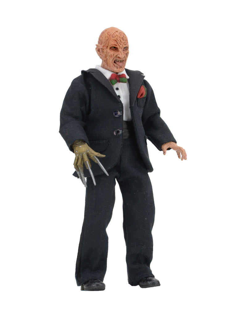 A Nightmare on Elm Street Tuxedo Freddy 8" Clothed Action Figure close up detail