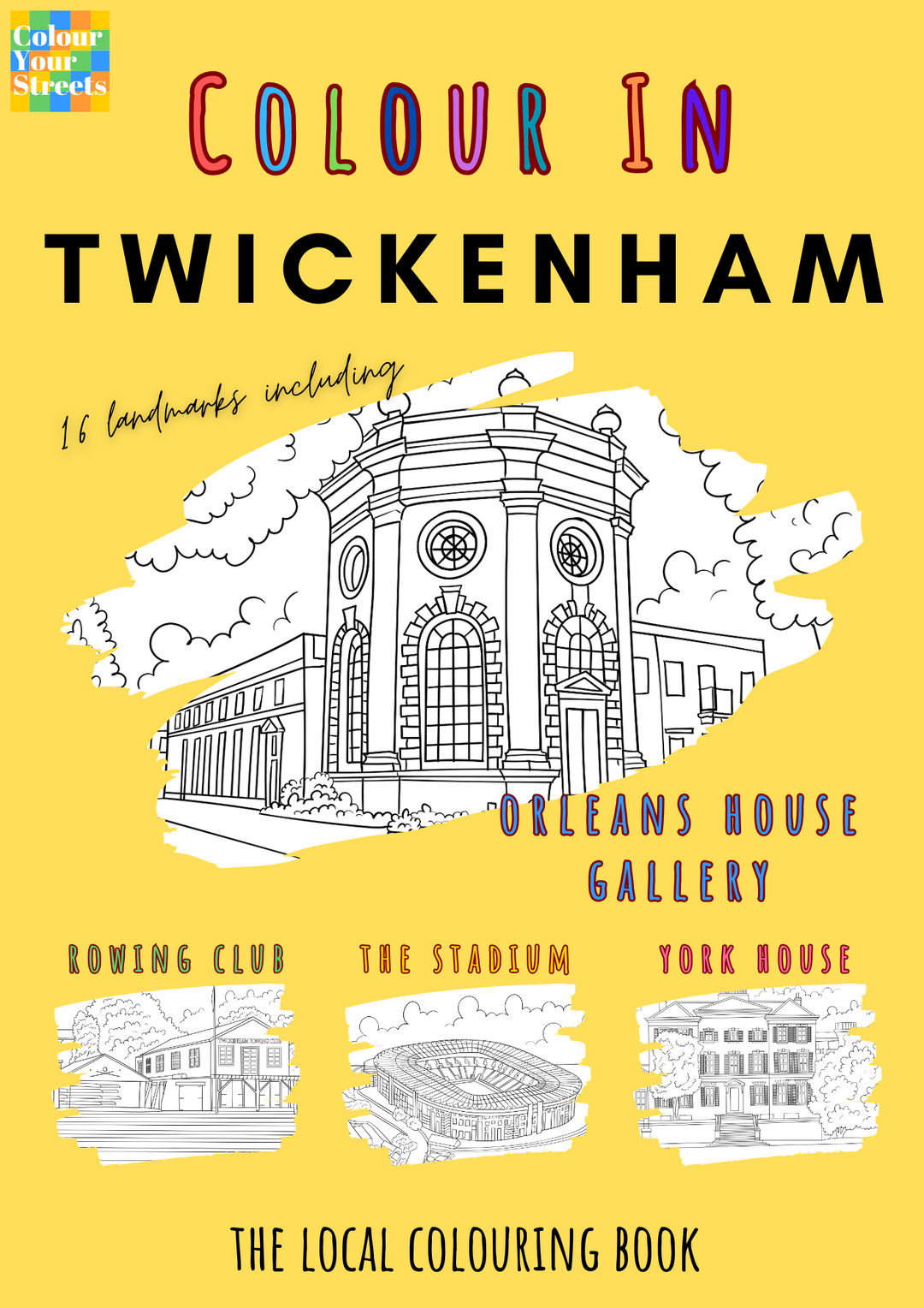 Twickenham Colouring Book (A4)