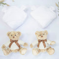 TWIN NEUTRAL TEDDY AND TOWEL HAMPER, alternate view