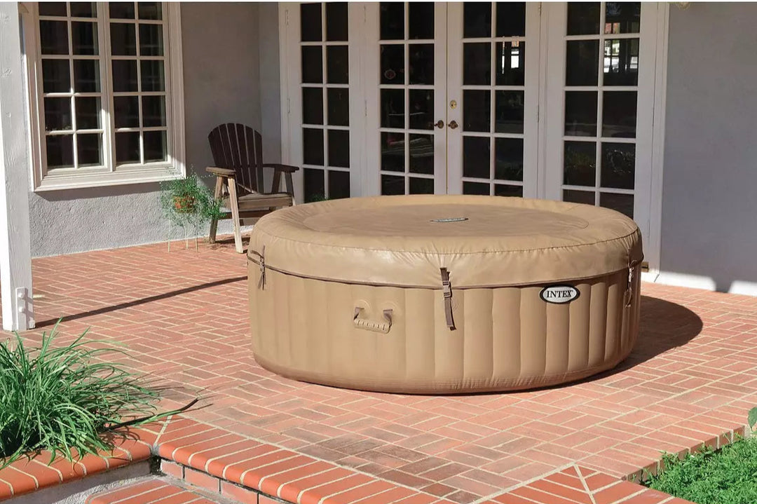 Intex PureSpa Bubble Round Inflatable Spa (4 Person)