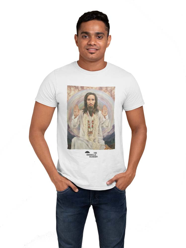 Umbrella Academy Klaus Portrait T-Shirt collectible from Heroes Inc Dropship