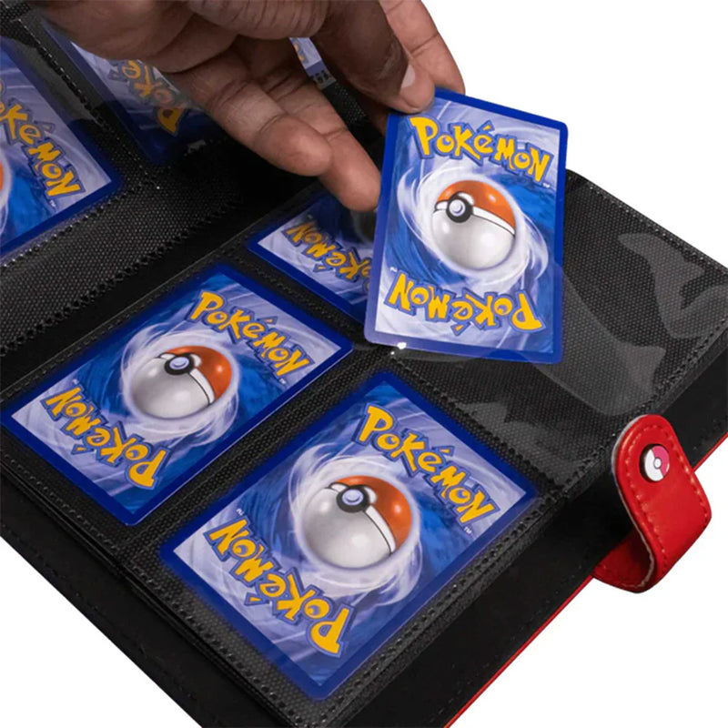 Pokemon Premium Snap Binder - Red, side angle