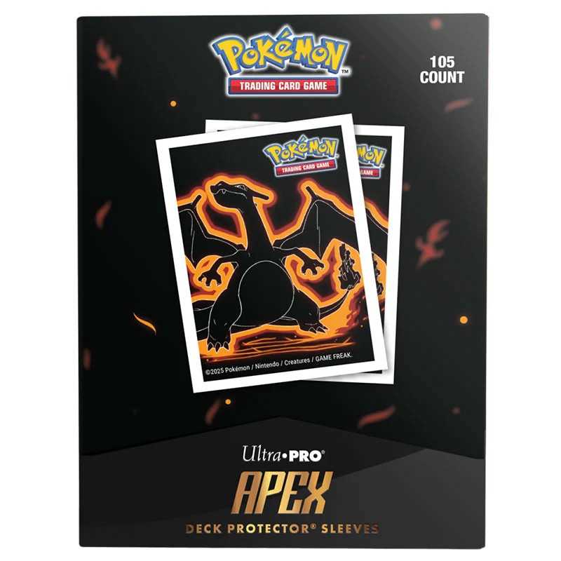 Pokémon Neon Kanto Apex Deck Protector Sleeves - Charizard (105ct)