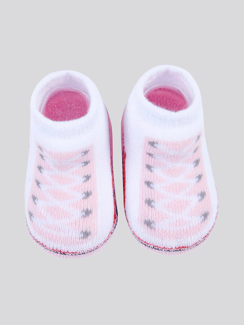 Baby 2 Piece Boxed Gifting Set in Light Pink, side angle