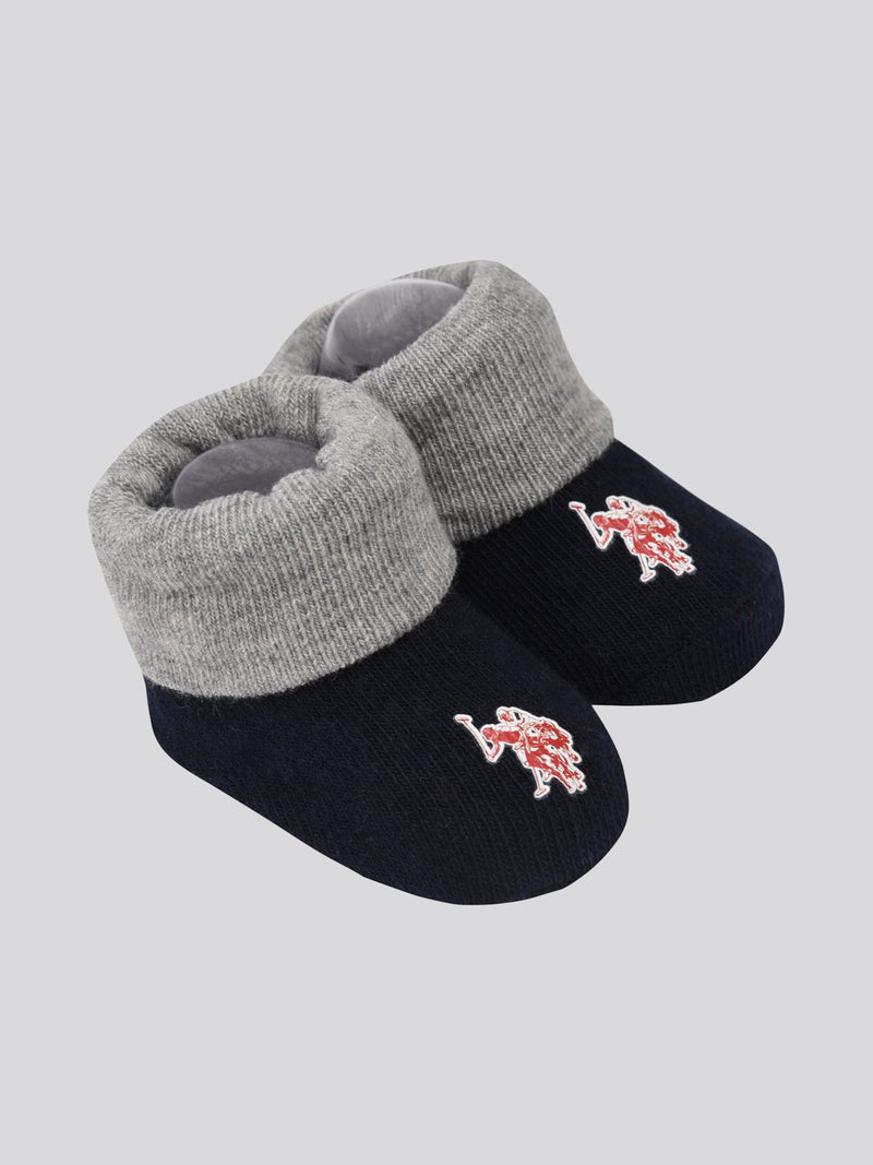 Baby 3 Piece Boxed Gifting Set in Light Grey Marl, in display