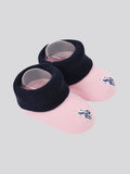 Baby 3 Piece Boxed Baby Gifting Set in Light Pink, close-up detail
