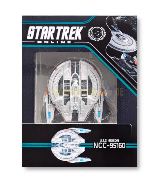 U.S.S. Edison NCC-95160 Federation Temporal Warship Model Diecast Ship STO (Eaglemoss / Star Trek), size reference