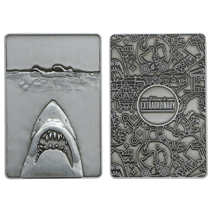 Amblin 4 Piece Metal Movie Ingot Collection Limited Edition Box Set (Back to The Future, E.T., Jaws & Jurassic Park)