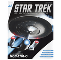 U.S.S. Enterprise NCC-1701-C (Ambassador-class) Diecast Model Ship (Eaglemoss / Star Trek), rear view