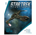 I.K.S. Mat'ha-class Klingon Raptor Diecast Model Ship STO (Eaglemoss / Star Trek), in display