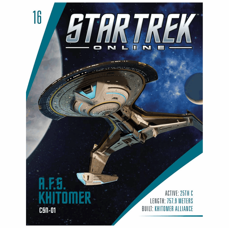 A.F.S. Khitomer CSN-01 - Khitomer Alliance Battlecruiser Diecast Model Ship STO (Eaglemoss / Star Trek), close-up detail