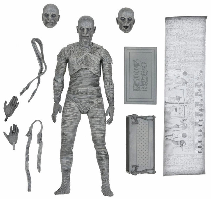 NECA Universal Monsters (Black & White) Mummy Ultimate 7" Scale Action Figure