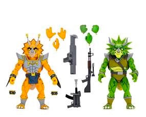 Teenage Mutant Ninja Turtles Cartoon Captain Zarax and Zork 7" Scale 2-Pack front view