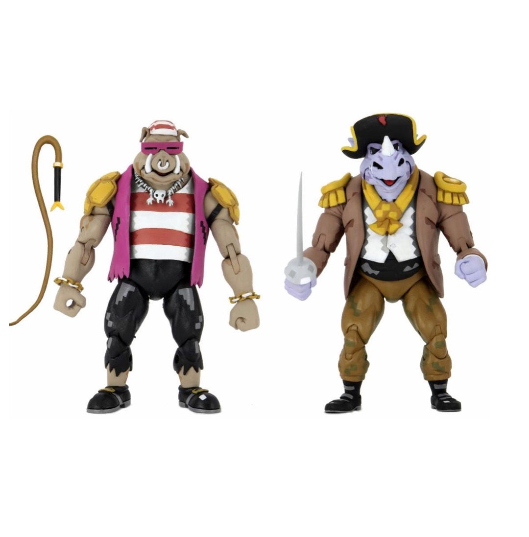 NECA Teenage Mutant Ninja Turtles: Turtles in Time Pirate Rocksteady & Bebop Two-Pack