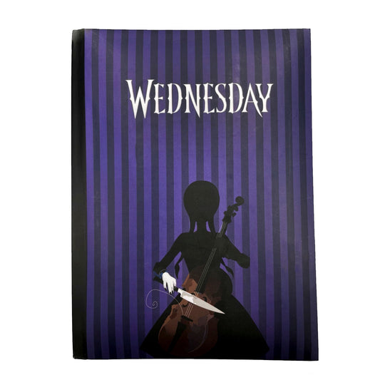 Wednesday Classic Light-Up Notebook front view