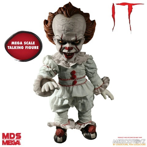 It 2017 Pennywise 15" MDS Mega Scale Figure With Sound