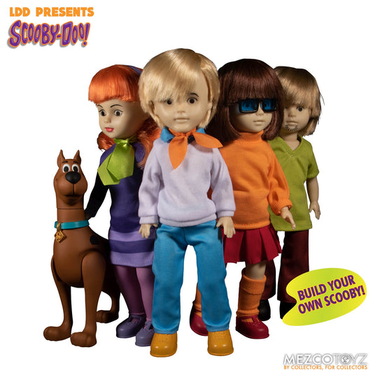Living Dead Dolls Presents Scooby-Doo Build A Figure Set 1: Velma And Fred Ldd - Reduction